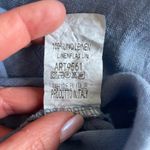 Linen 100% Italian Blue Long Sleeve Button Down Dress Cover Up M/L Size M Photo 2