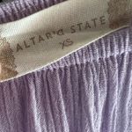 Altar'd State Altar’d state lavender smocked sleeve romper Photo 2