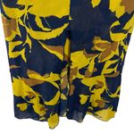 CAbi Midnight Dress Style 4242 Navy Blue Gold Floral Midi Dress Size SMALL Photo 5