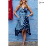 Anthropologie Maeve Eclipsed Paisley Midi Dress Handkerchief Hem Size 2 Photo 6