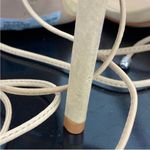 Schutz Vikki Crystal Embellished Ankle Wrap High Heel Sandals Tan 7.5 Leather Photo 13