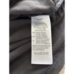 Madewell  Woman Side Gather Long Sleeve Top in Black Crewneck T-shirt Size XS Photo 4