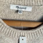 Madewell NEW  Belmore Floral-Sleeve Pullover Sweater in Coziest Textured Yarn Photo 3