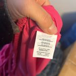J.Crew Nwt Hot Pink Tie Shoulder Tassel Blouse Photo 1