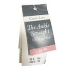 Abercrombie & Fitch NWT Mix Fabric The Ankle Straight Ultra High Rise Faux /Denim Photo 4