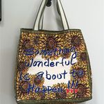 Brighton TOM CLANCY SPRING 2020 "LOVE" SUNFLOWER TOTE Photo 5