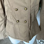 Loft Ann Taylor Olive Tan Utility Jacket Photo 2