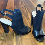 ALDO  Womens Noassa Heeled‎ Sandal, Black Leather, 6.5 Photo 0