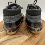 Bass Mandarin Short Duck Boots Woman's Size 6 Black‎ Gray Wool Photo 4