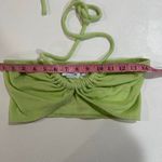 Princess Polly  Clarke Top Green Size 4 Terry Halter Crop Y2K Photo 5