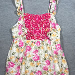 Savanna Jane Floral Dress 3X Ruffle Sleeve Pink Yellow White Embroidered Boho Size undefined Photo 0