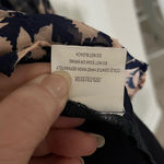 Petal and Pup  Navy Floral Ruffle Trim Mini Dress Sz 6 Photo 7