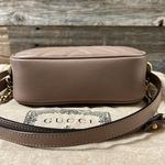 Gucci GG Marmont Mini Shoulder Bag Dusty Pink Gold Hardware # 448065DTD1T5729 Photo 3