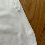 Athleta ‎ Top Womens Small White Back 1/4 Zip  Activewear Long Sleeve Thumbholes Photo 3