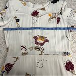 Maje  White Floral Mini Dress Short Sleeve A Line Size 3/US Women’s L Photo 9