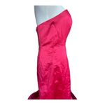 Alfred Angelo Womens Red Strapless Bridesmaid Dress Evening Gown 7055 Sz 8 2012 Photo 3