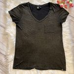 Rock & Republic  V-Neck Gold and Black Dressy Tees Size Medium Photo 0