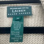 Ralph Lauren Vintage Lauren  Hand Knit Landscape Wool Cardigan sz M Fisherman Dog Photo 13