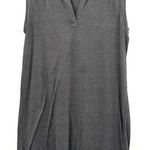 Natori N  size Medium gray sleeveless tunic‎ dress v-neck Photo 0