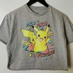 Pokémon Pokemon Pikachu T Shirt Cartoon Character Raw Hem Graphic Tee Womens Top Medium Photo 8