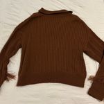 SheIn Cozy brown Cable Knit sweater Photo 1