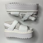 Dr. Martens Voss Quad Mono Hydro Leather Strap Sandals in White Photo 7