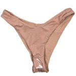 Aerie  Cheeky Bikini Bottoms Textured Tan S P Small NWT Photo 2