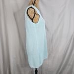 WD•NY WD.NY Size Small Green Mesh Knit Sheer Beach Cover Up Tank Top Beach Tunic EUC Photo 2