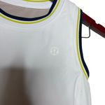 Lululemon  Varsity Scoop-Neck Tennis Tank Top in white sz 4 Photo 3