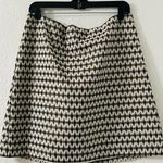 Loft  Diamond Jacquard Metallic Skirt Photo 0