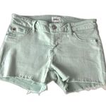 Hudson Jeans Hudson Amber Fray Hem Shorts – Size 26 Minty Fresh Summer Mood Photo 1