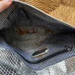 Urban Expression Urban Expressions Alligator Clutch Silver Photo 3