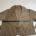 Planet by Lauren G The Triple Collar Open Front Jacket Size O/S Nylon Lagenlook Brown Photo 8