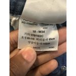 Levi's Denizen by Womens Shorts Size 18 W34 High Rise Raw Hem Blue Denim Photo 7