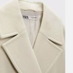 ZARA NWT  OVERSIZED BlOGGERS FAVE MAXI LONG COAT BEIGE SZ-XL Photo 4