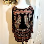 Free People Moonlight Drive Printed Mini Dress Boho Tassels Woman’s Small Photo 6