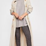 Free People softly knit tunic grey softly structured oversized tunic sweater Photo 1