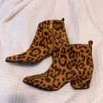 A New Day Suede Cheetah Booties Photo 0