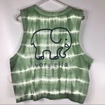 Ivory Ella  | Lily Pad Cropped Tie Dye Tank Tee XL Photo 4