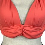 Soma  Large Draped Tie Halter Bikini Swim Top Padded Cups Shirred Sides V-Neck Photo 1