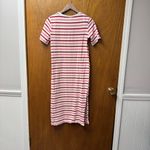 Pomander Place Gio Stripe Short Sleeve Long Maxi Dress Red Pink Small S Photo 11