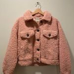 Forever 21 Pink Premium Boucle Knit Jacket Photo 0