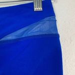 Splits59  Blue Cropped‎ Leggings Mesh Panel Stretchy Activewear Small Photo 3