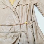 superdown Chantel Leather Romper in Nude Photo 13