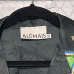 Alemais royal perfume button down shirt Black Size 6 Photo 4