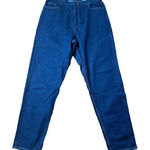 Eddie Bauer Vintage Women's Jeans Blue Denim Cotton High Rise Mom Dark Wash 18T Photo 0