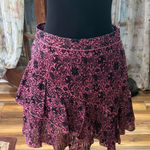 Derek Lam  10 Crosby Asymmetrical Black and Pink Skirt size 10 Photo 0