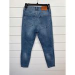 Lucky Brand  Jeans Size 6 28 Blue High Rise Crop Bridgette Skinny Distressed Photo 1