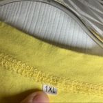 SheIn Yellow Crew Neck “Faith” Heart Short Sleeve Tee 1XL Photo 1