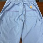 Carhartt Ceil Blue Cross-Flex Force Boot Cut Cargo Scrub Pants Size Small Photo 4